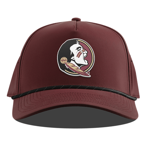 Florida State University "FSU Team Logo" Curved 5 Panel Rope Maroon