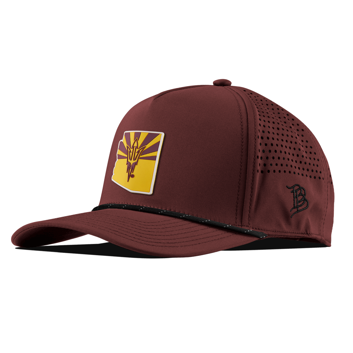 Arizona State University "Fork 'Em State" Curved 5 Panel Rope Maroon/Black