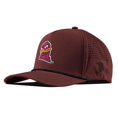 Virginia Tech University "HokieBird" Curved 5 Panel Rope Maroon