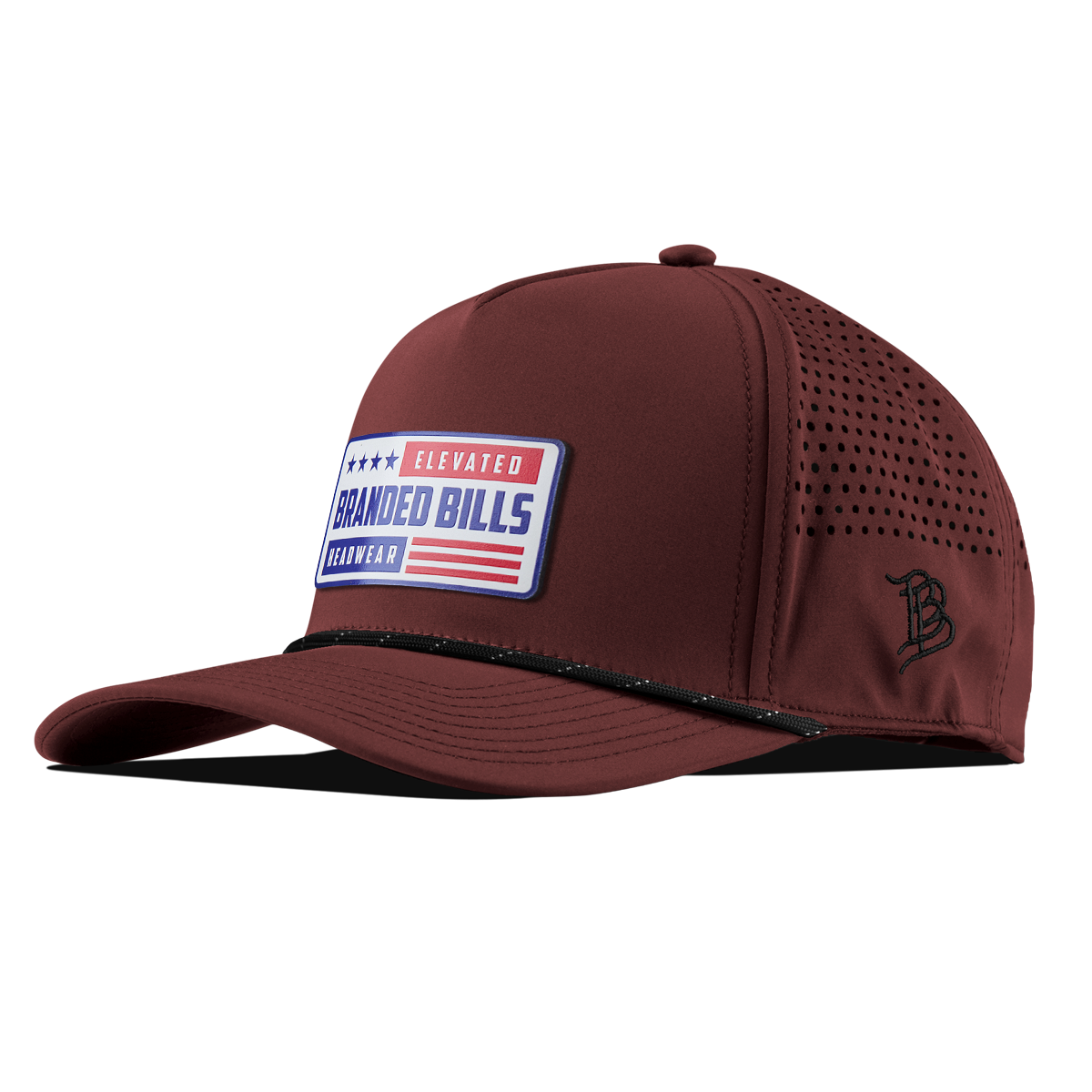 Home Team Curved 5 Panel Rope Maroon/Black 