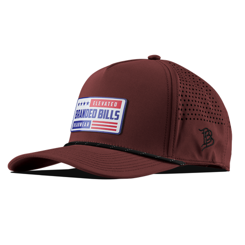 Home Team Curved 5 Panel Rope Maroon/Black 