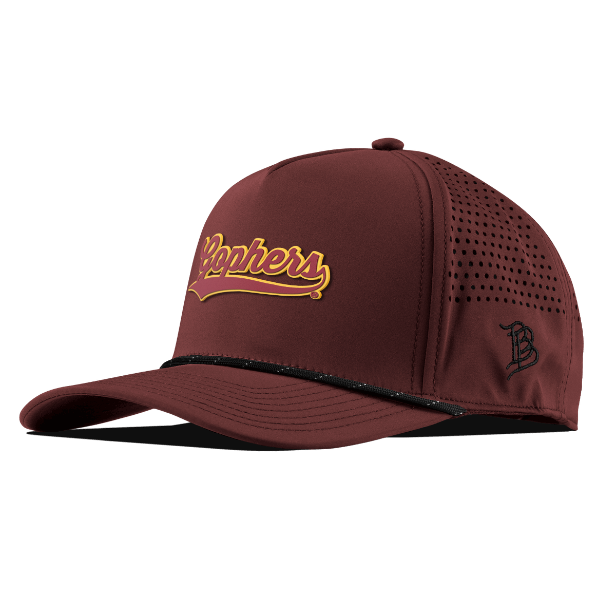 University of Minnesota "Minnesota Gophers Script" Curved 5 Panel Rope Maroon