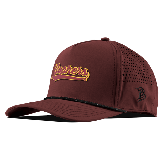 University of Minnesota "Minnesota Gophers Script" Curved 5 Panel Rope Maroon