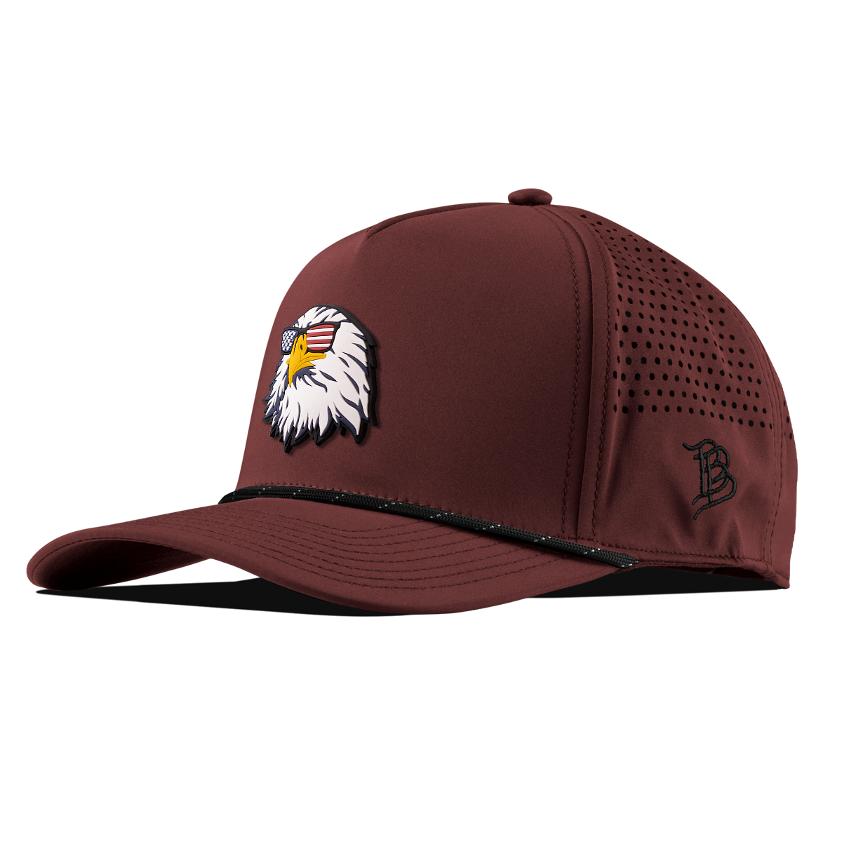 Party Eagle PVC Curved 5 Panel Rope Maroon/Black