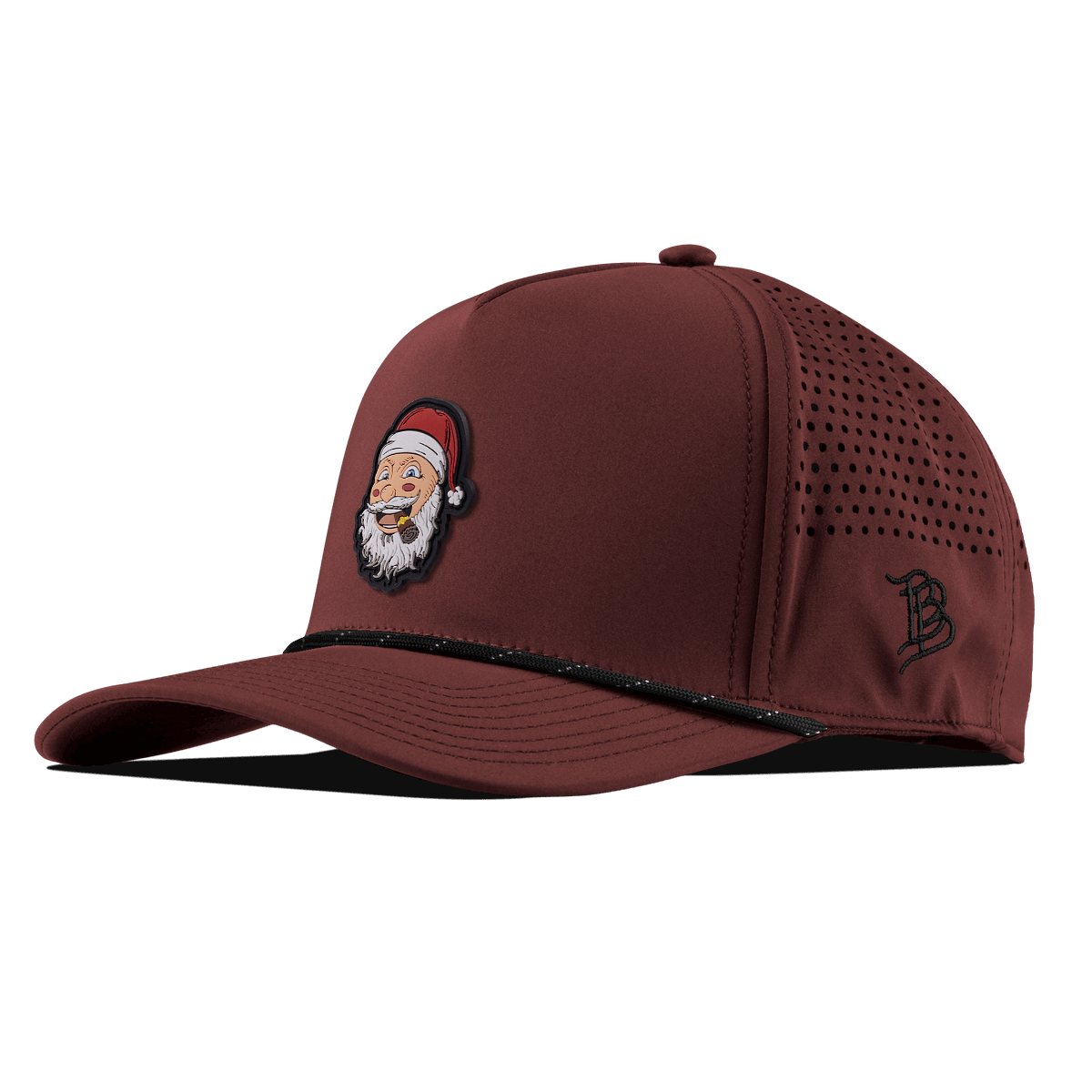 Santa PVC Curved 5 Panel Rope Maroon