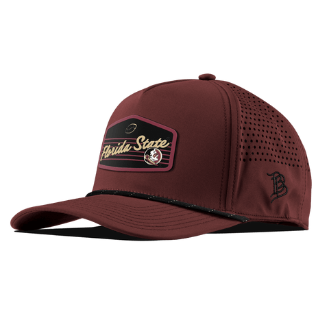 Florida State University "Seminole Football" Curved 5 Panel Rope Maroon