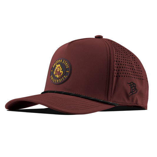 Arizona State University "Sparky's Legacy Dark" Curved 5 Panel Rope Maroon