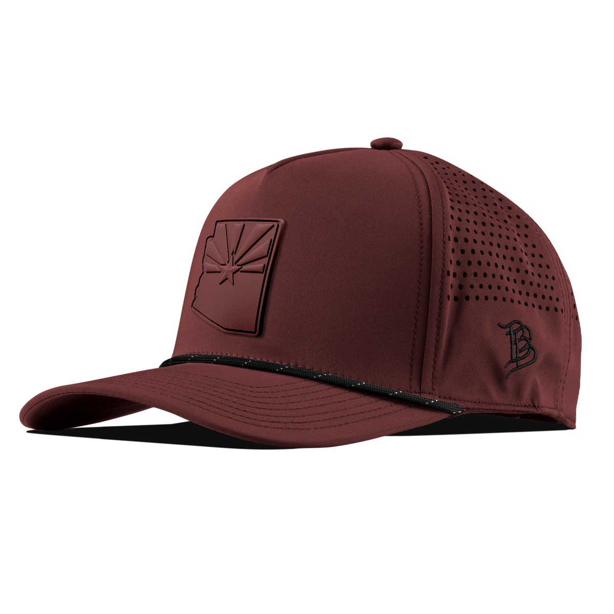 Arizona Stealth Curved 5 Panel Rope Maroon