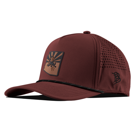 Arizona State University "Sun Devil State" Curved 5 Panel Rope Maroon/Black