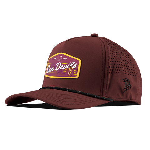 Arizona State University "Sun Devils Football" Curved 5 Panel Rope Maroon