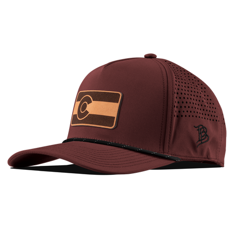 Colorado 38 Curved 5 Panel Rope Maroon/Black