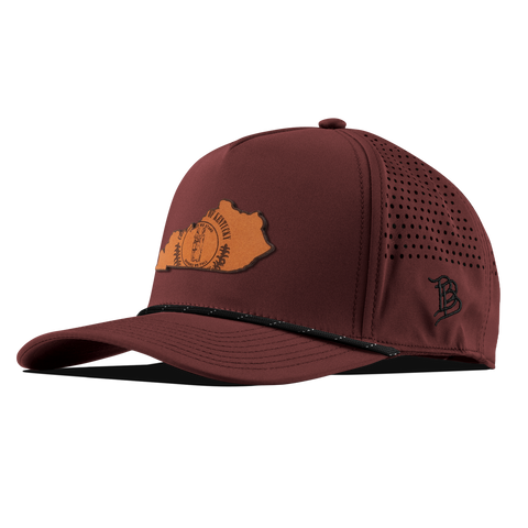 Kentucky 15 Curved 5 Panel Rope Maroon/Black