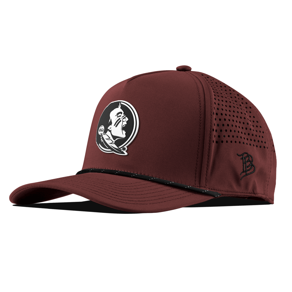 Florida State University "Vintage FSU Team Logo" Curved 5 Panel Rope Maroon