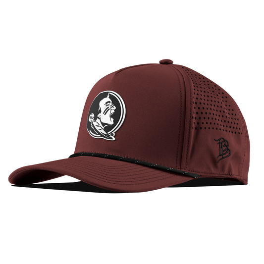 Florida State University "Vintage FSU Team Logo" Curved 5 Panel Rope Maroon