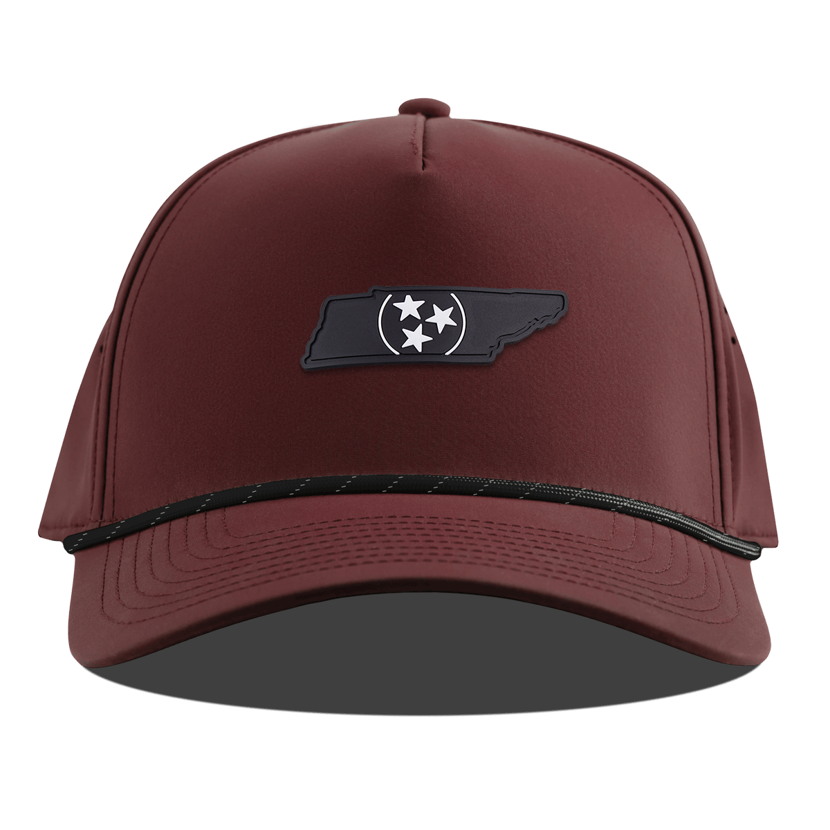 Tennessee Vintage Curved 5 Panel Rope Maroon