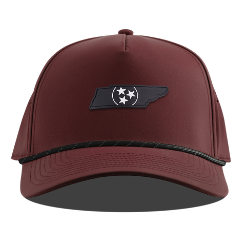 Tennessee Vintage Curved 5 Panel Rope Maroon