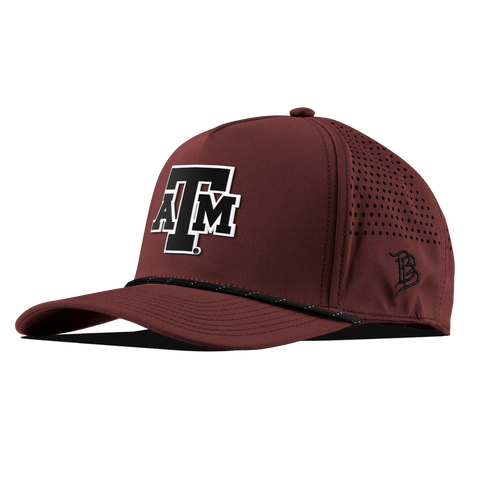 Texas A&M University "Vintage Texas A&M Block" Curved 5 Panel Rope Maroon
