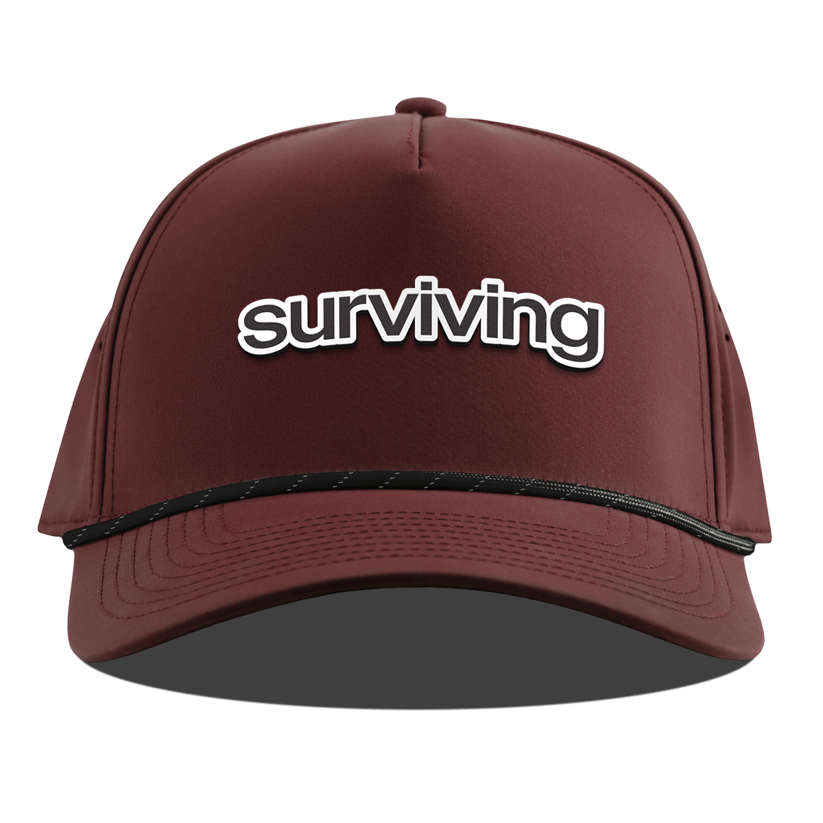 Surviving Curved 5 Panel Rope Maroon