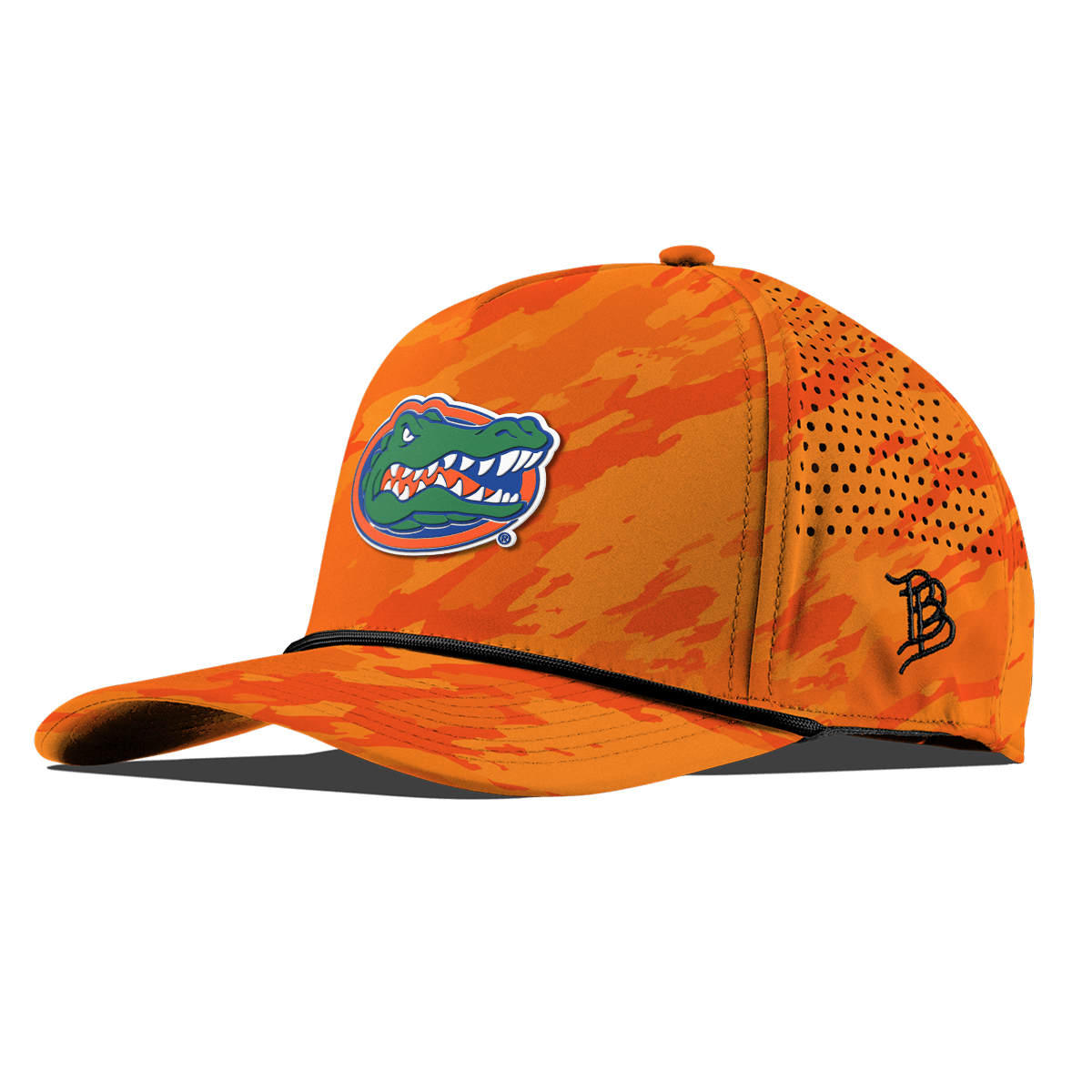 University of Florida "Florida Team Logo" Curved 5 Panel Rope Blaze Orange Camo