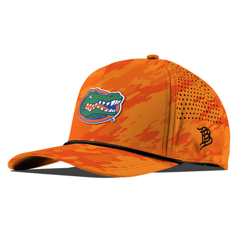 University of Florida "Florida Team Logo" Curved 5 Panel Rope Blaze Orange Camo