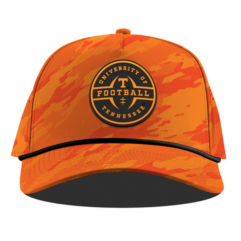 University of Tennessee "Tennessee Football Legacy" Curved 5 Panel Rope Blaze Orange Camo