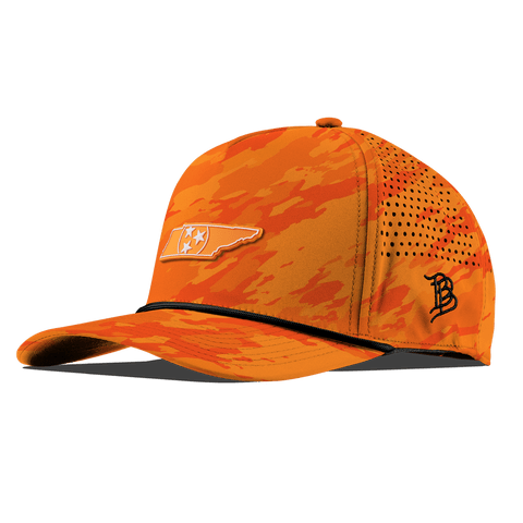 University of Tennessee "Tennessee Orange" Curved 5 Panel Rope Blaze Orange Camo