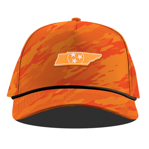 University of Tennessee "Tennessee Orange" Curved 5 Panel Rope Blaze Orange