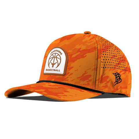 University of Texas "Texas Basketball" Curved 5 Panel Rope Blaze Orange Camo