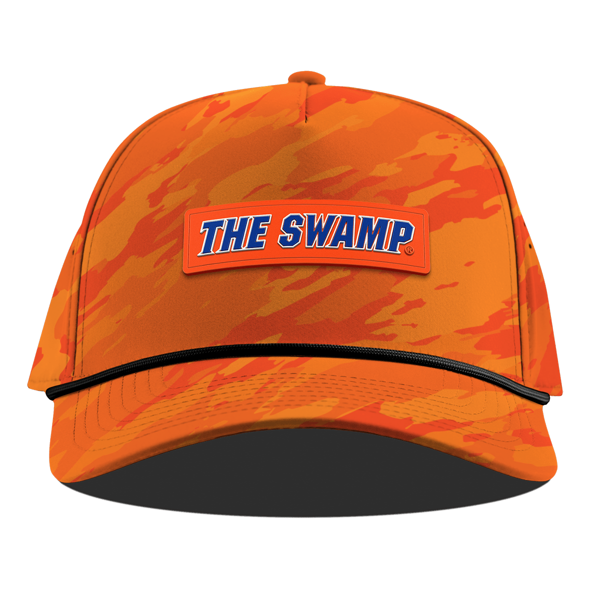 University of Florida "The Swamp" Curved 5 Panel Rope Blaze Orange Camo