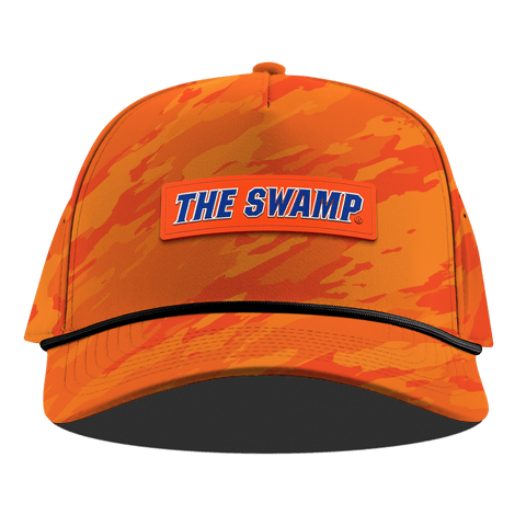 University of Florida "The Swamp" Curved 5 Panel Rope Blaze Orange Camo