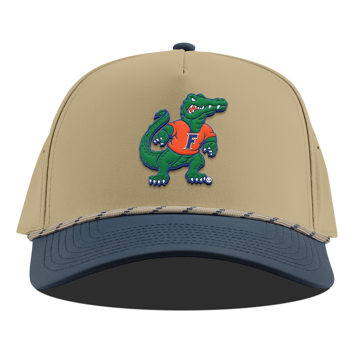 University of Florida "Albert The Gator" Curved 5 Panel Rope Desert/Orion