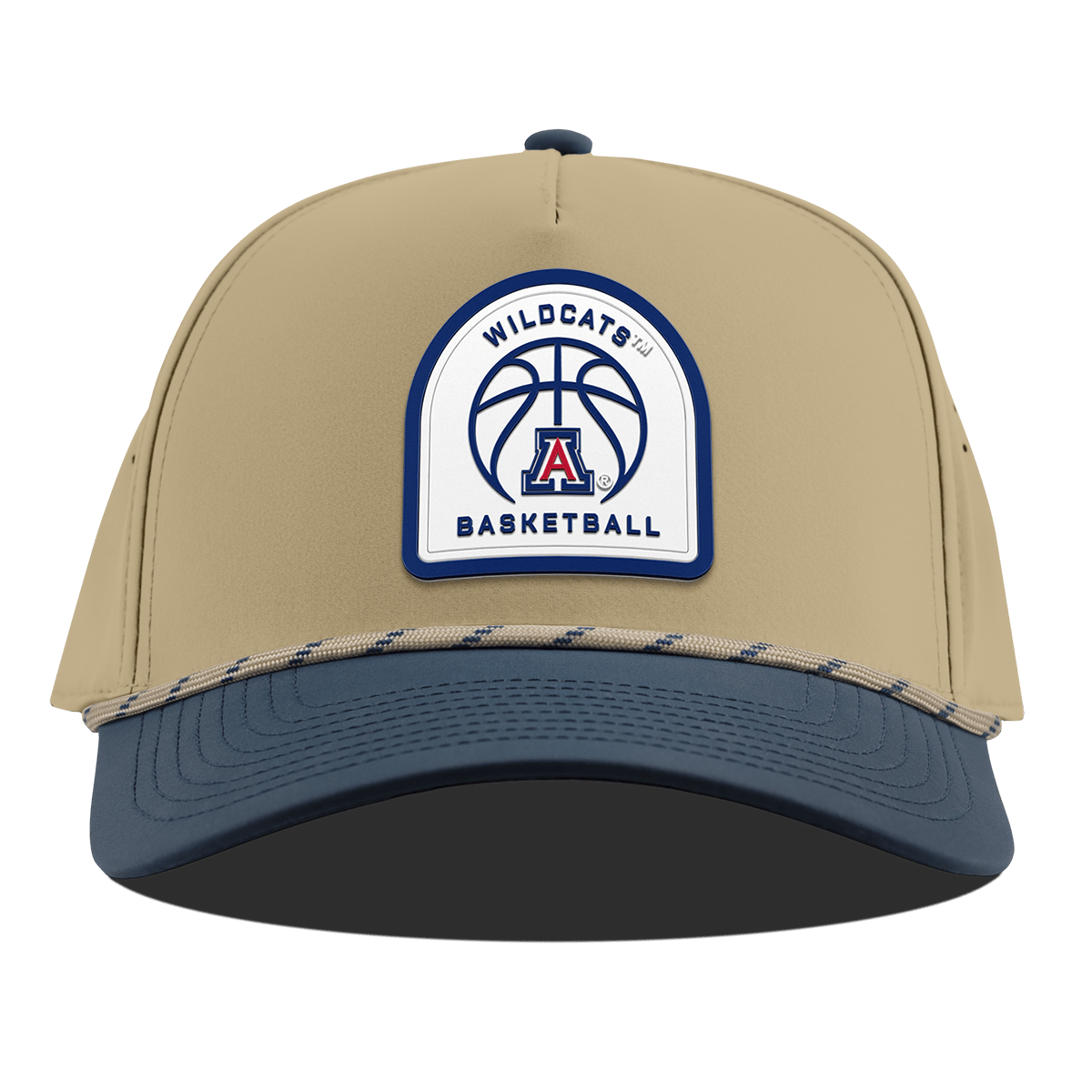 University of Arizona "Arizona Basketball" Curved 5 Panel Rope Desert/Orion