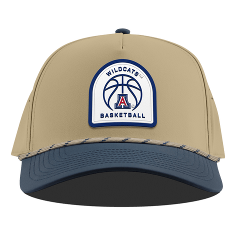 University of Arizona "Arizona Basketball" Curved 5 Panel Rope Desert/Orion
