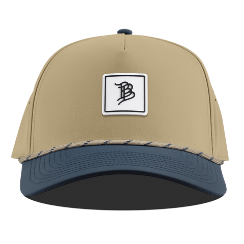 BB Square Icon PVC Curved 5 Panel Rope Desert/Orion