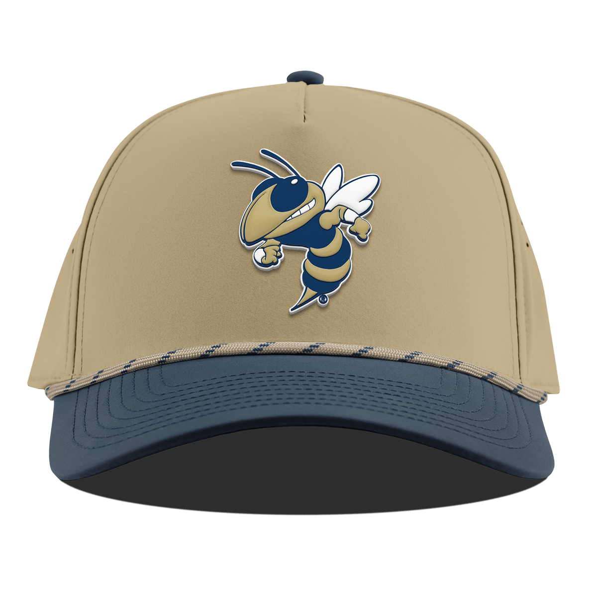 Georgia Tech University "Buzz Buzz" Curved 5 Panel Rope Desert/Orion