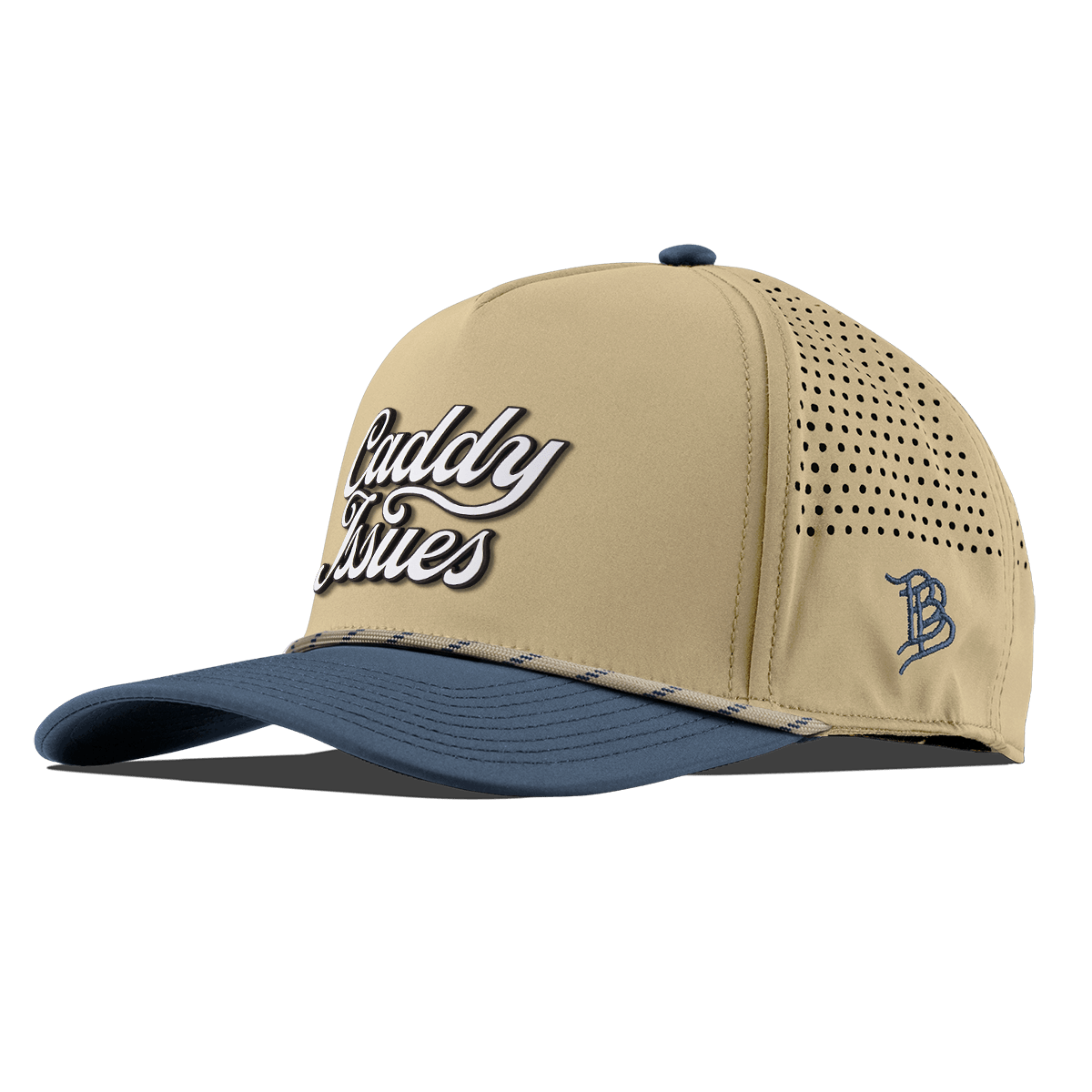 Caddy Issues Script Curved 5 Panel Rope Desert/Orion