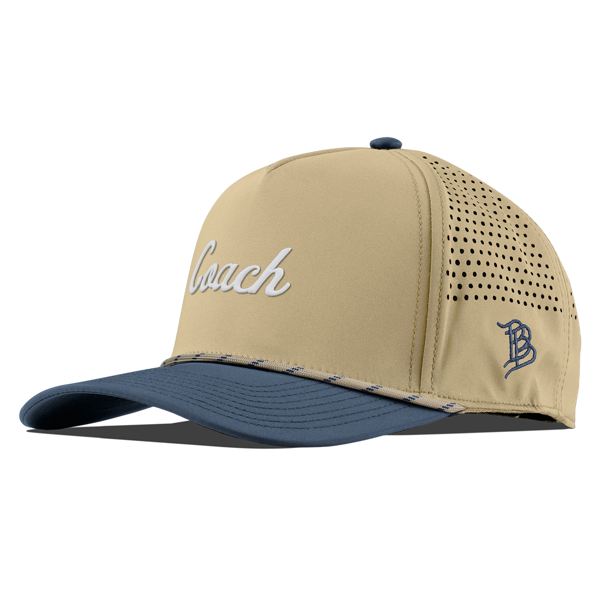 Coach Curved 5 Panel Rope (White Script) Desert/Orion