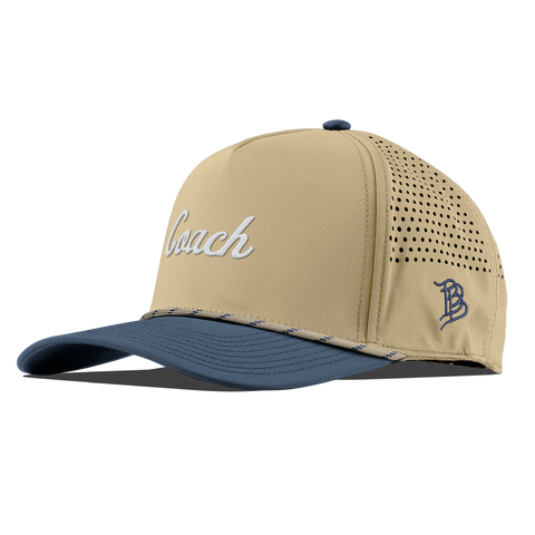 Coach Curved 5 Panel Rope (White Script) Desert/Orion