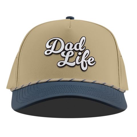 Dad Life Script Curved 5 Panel Rope