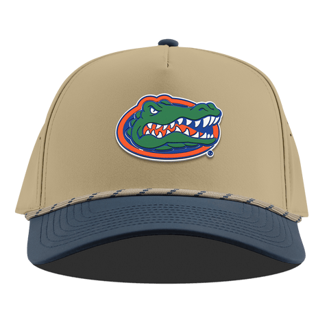 University of Florida "Florida Team Logo" Curved 5 Panel Rope Desert/Orion