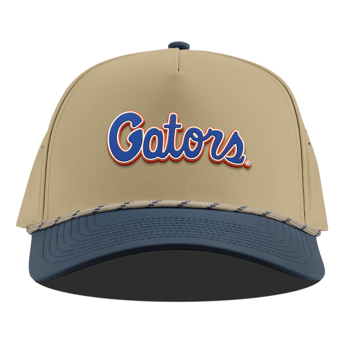 University of Florida "Gator Script" Curved 5 Panel Rope Desert/Orion
