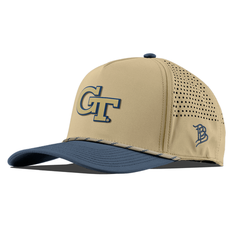 Georgia Tech University "Georgia Tech Team Logo" Curved 5 Panel Rope Desert/Orion