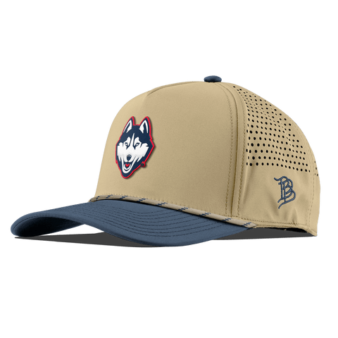 University of Connecticut "Huskies Mascot" Curved 5 Panel Rope Desert/Orion