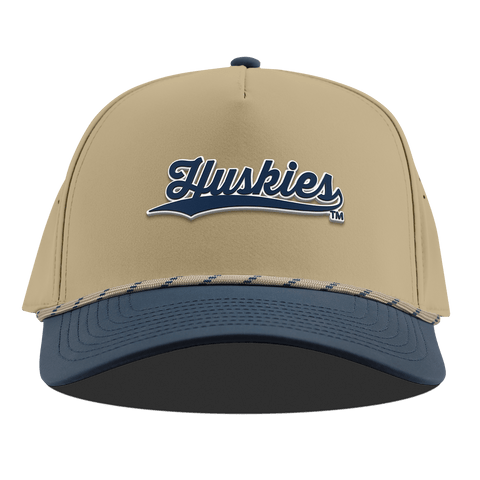 University of Connecticut "Huskies Script" Curved 5 Panel Rope Desert/Orion
