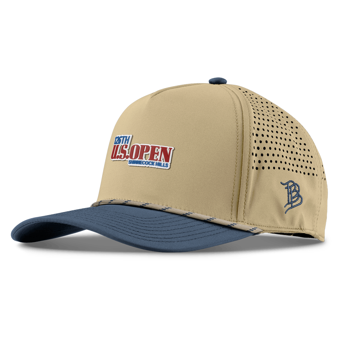 2026 U.S. Open Color Stacked Curved 5 Panel Rope Desert/Orion