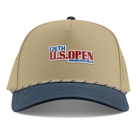 2026 U.S. Open Color Stacked Curved 5 Panel Rope Desert/Orion