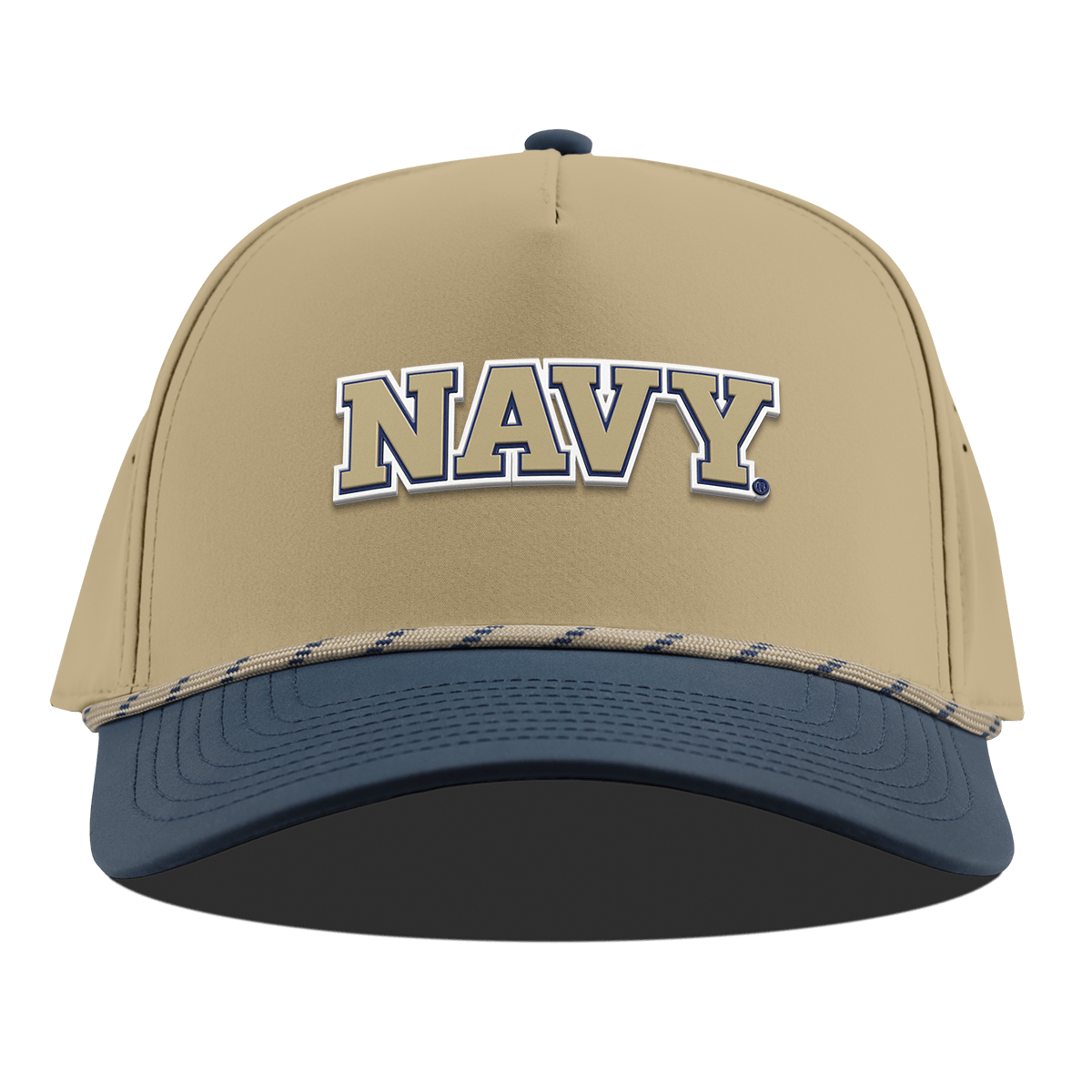 United States Naval Academy "Naval Academy Block" Curved 5 Panel Rope Desert/Orion
