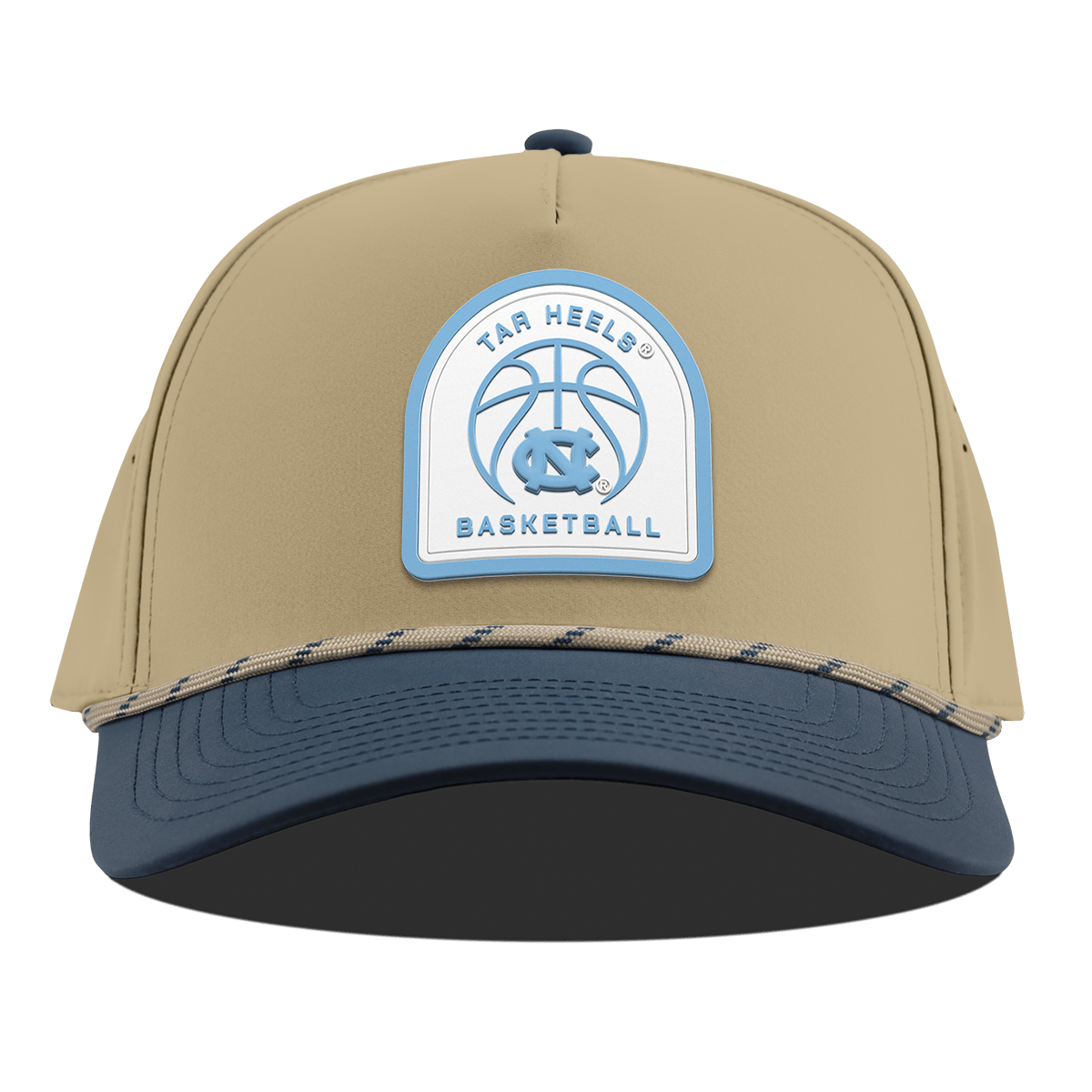 University of North Carolina "North Carolina Basketball" Curved 5 panel Rope Desert/Orion