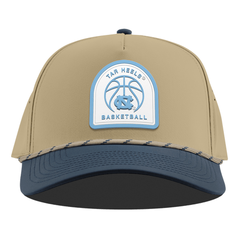 University of North Carolina "North Carolina Basketball" Curved 5 panel Rope Desert/Orion