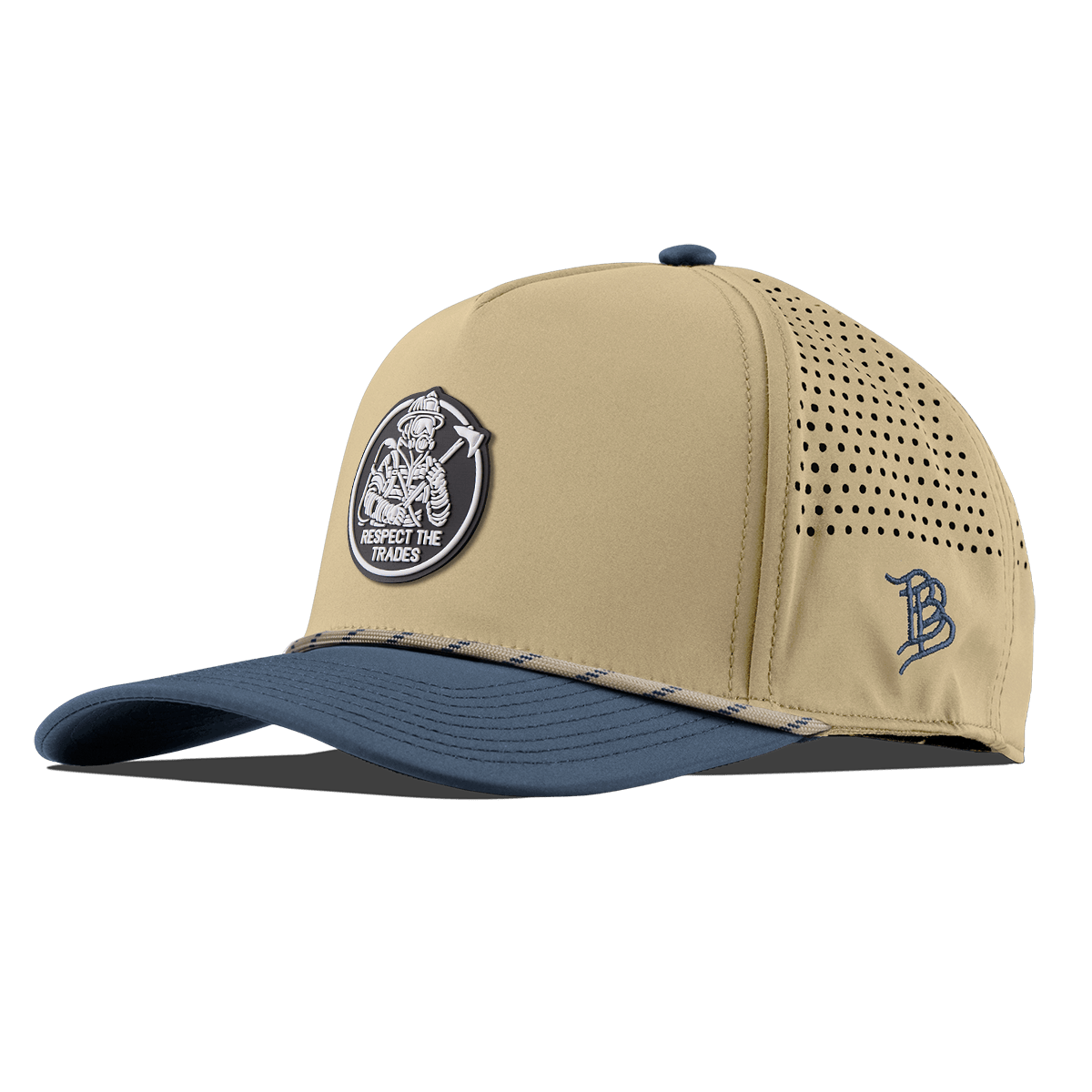 Respect The Trades Firefighter Curved 5 Panel Rope Desert/Orion